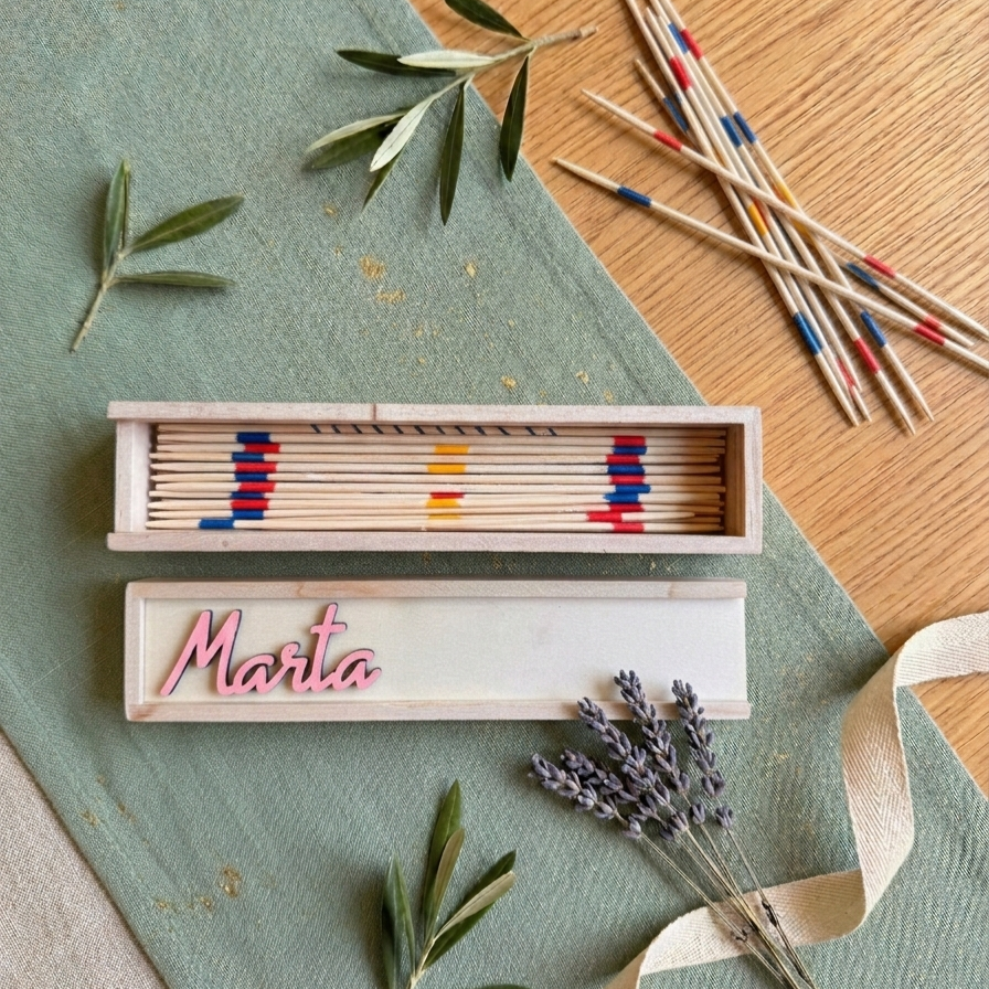 JUEGO DE MIKADO PERSONALIZADO PARA BODAS – DETALLE INFANTIL
