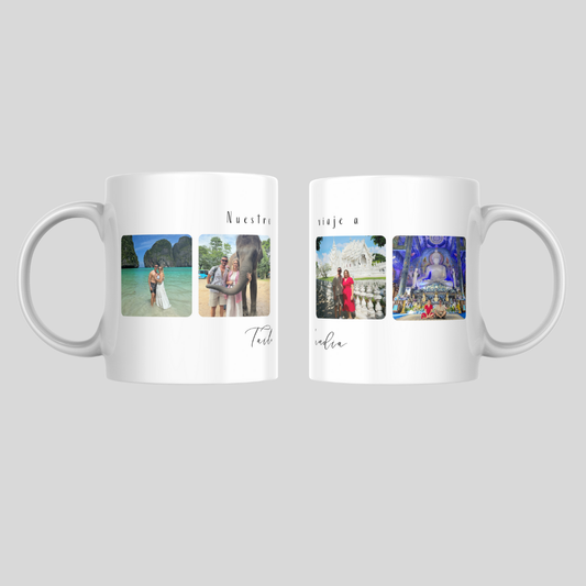 TAZA "NUESTRO VIAJE"
