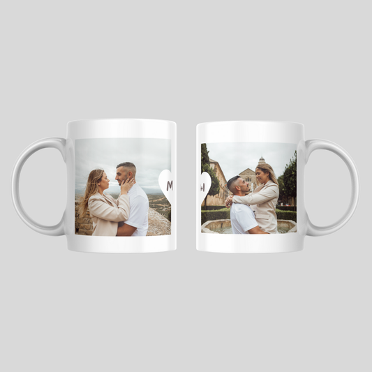TAZA INICIALES CON FOTOS
