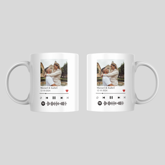 TAZA SPOTIFY PERSONALIZADA