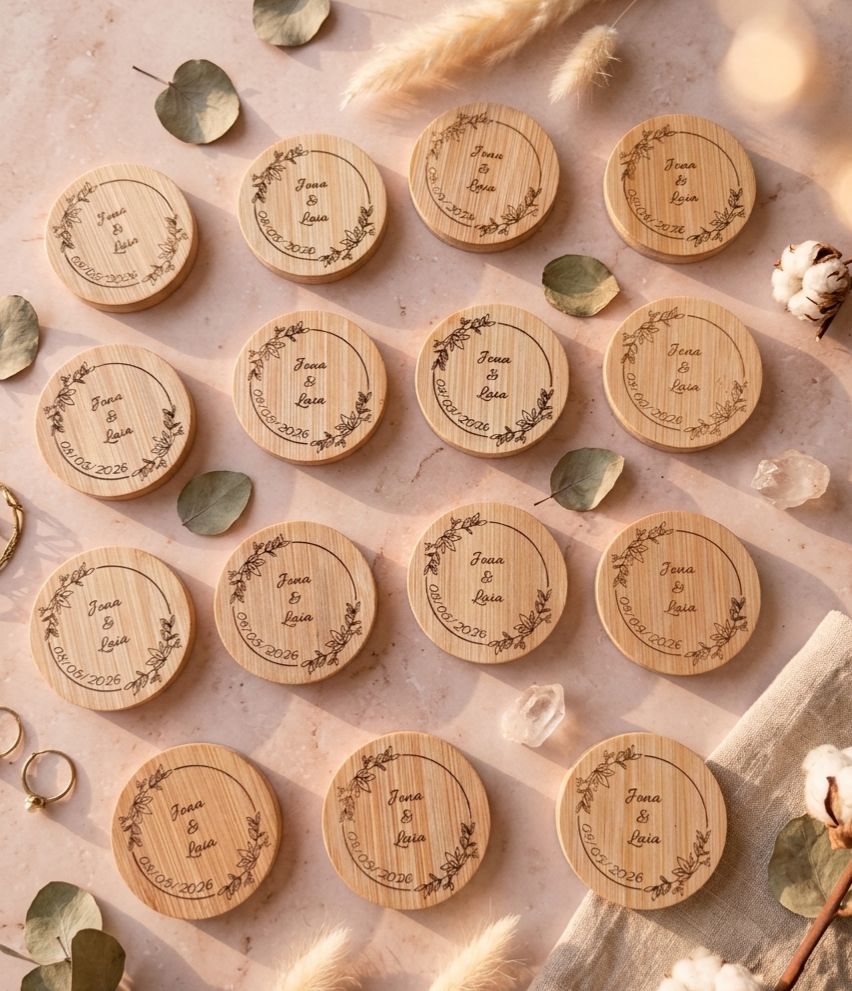 Abridor con imán personalizado para boda – Detalle para invitados