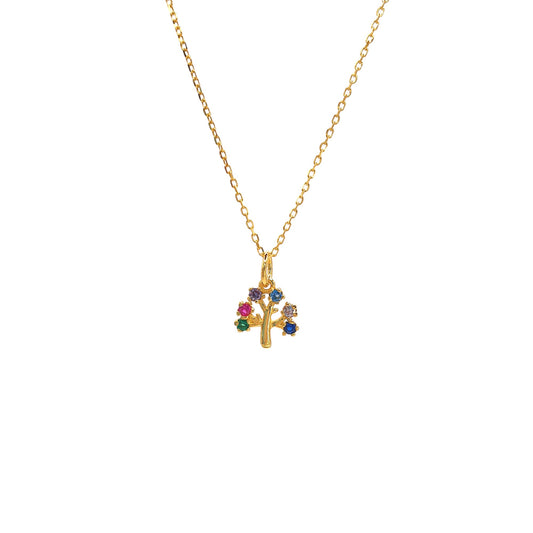 COLLAR ÁRBOL DE LA VIDA DORADO