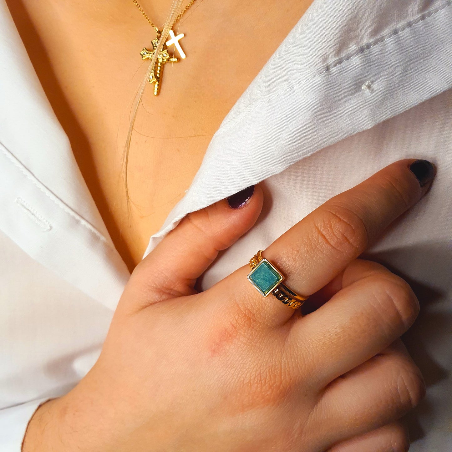 ANILLO ESMERALDA