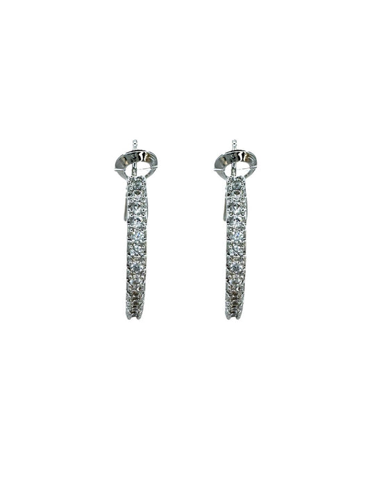 PENDIENTES DE ARO BRILLANTES