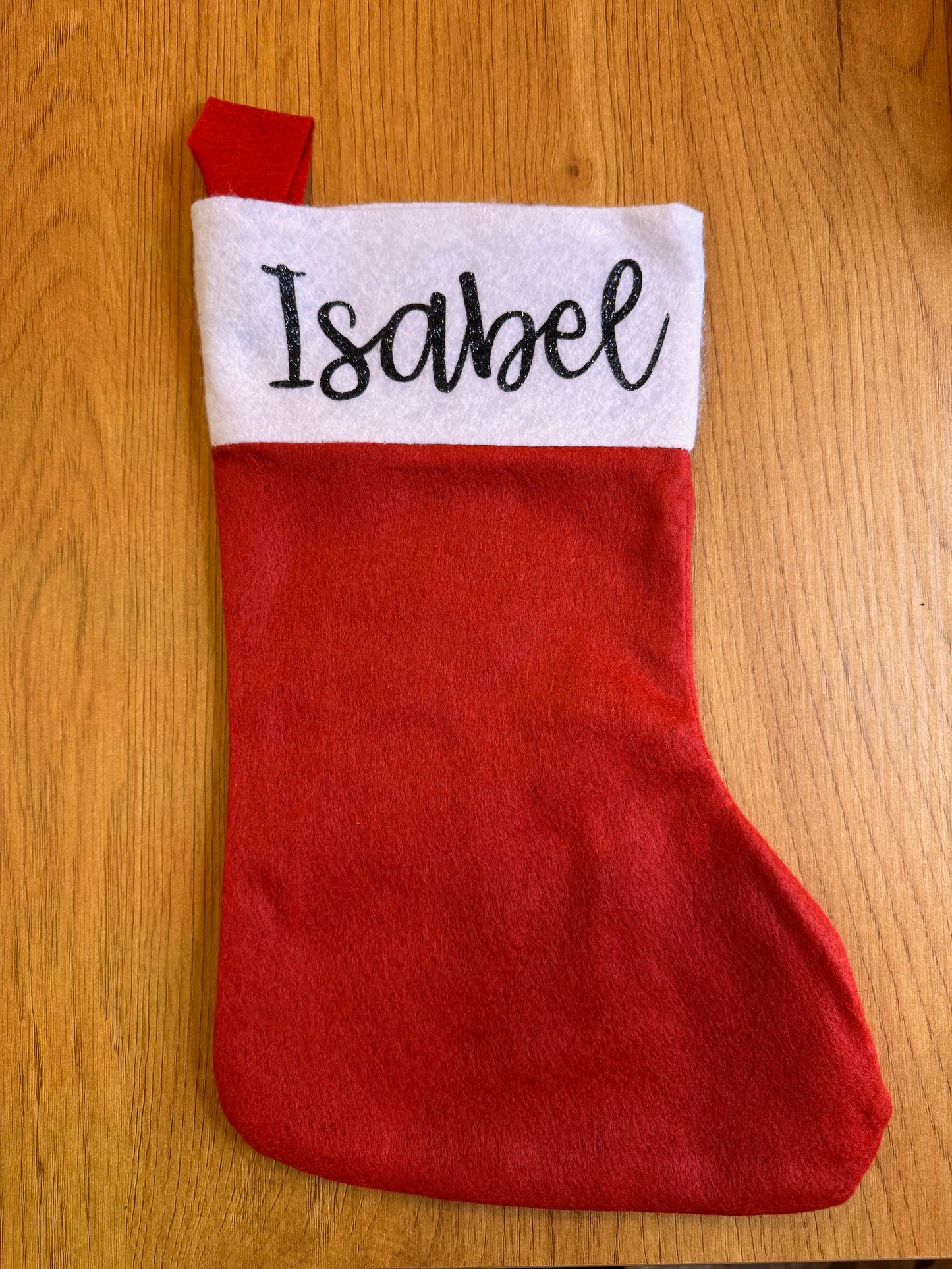 Calcetín de Navidad Personalizado con Nombre