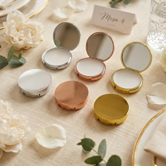 Bálsamo Labial con Espejo SPF15 – Detalle para Invitados de Boda, Bautizo y Comunión