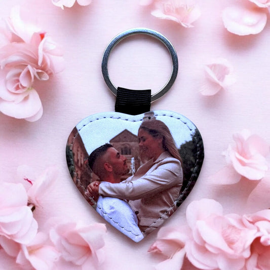LLAVERO CON FOTO CORAZÓN