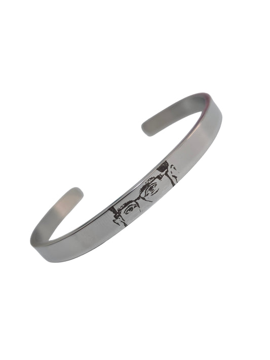 BRAZALETE PLATEADO "MIRADA"