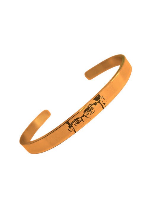 BRAZALETE DORADO "MIRADA"