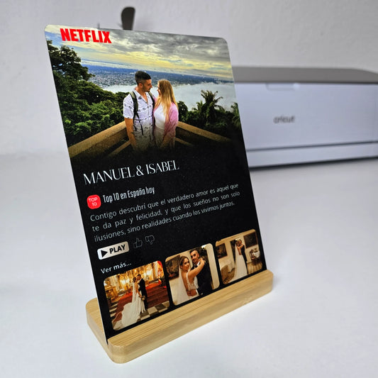 PLACA NETFLIX PERSONALIZADA