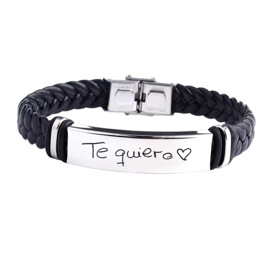 PULSERA HOMBRE TRENZADA CON TU LETRA