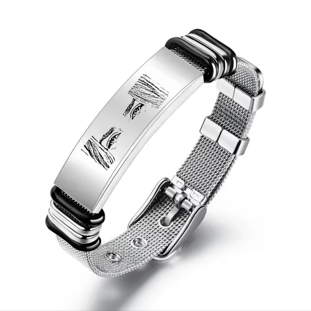 PULSERA HOMBRE ACERO "MIRADA"