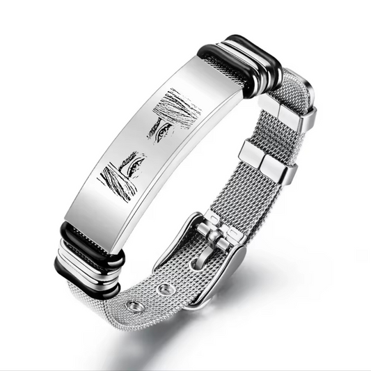 PULSERA HOMBRE ACERO "MIRADA"